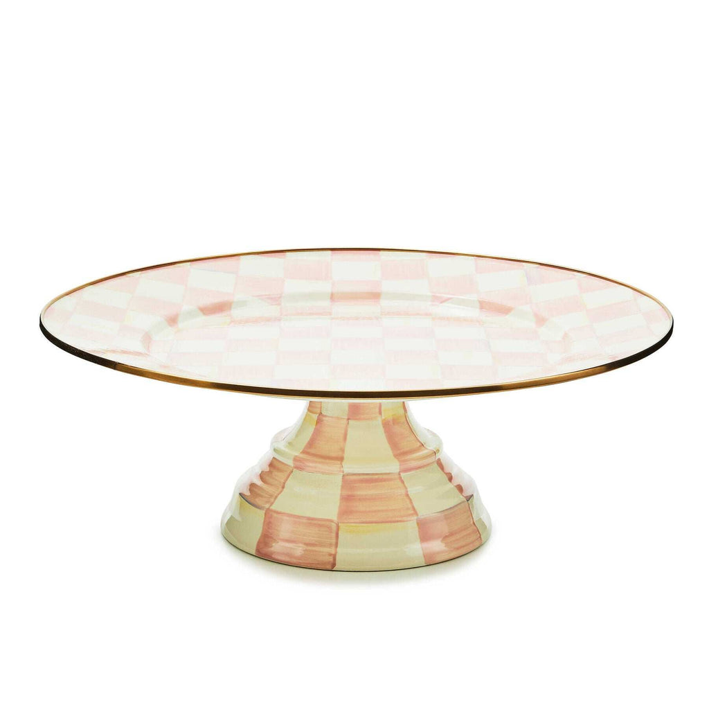 Rosy Check Large Pedestal Platter