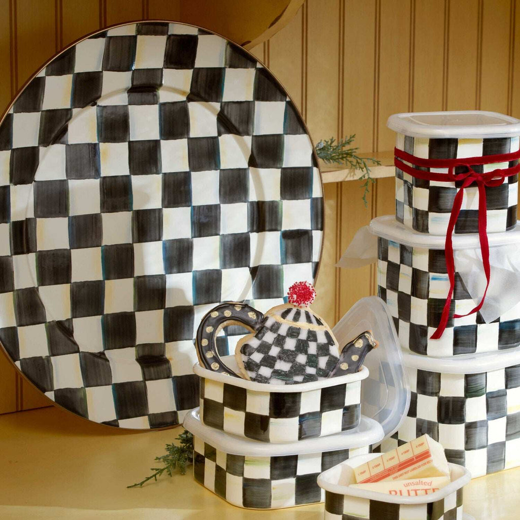 Mackenzie-Childs Courtly Check Serving Platter