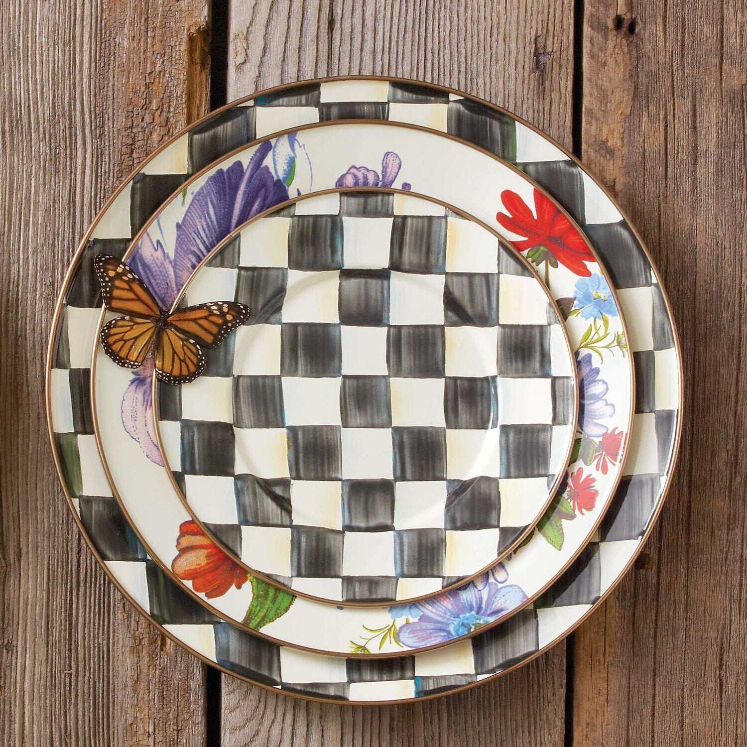 MacKenzie-Childs Courtly Check Charger/Plate